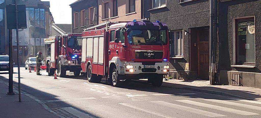 Pożar sadzy na ulicy Kolejowej w Nowym Targu (zdjęcia)