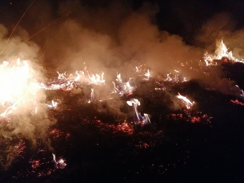 Kolejny nocny pożar w Podczerwonem (zdjęcia)