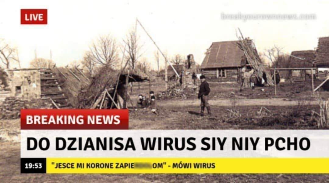 Żartem w koronawirusa - całe szczęście, że mamy humor