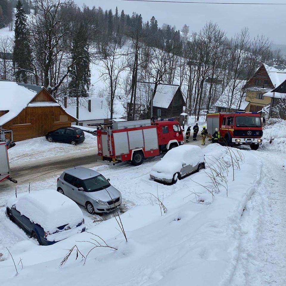 Ulatniający się gaz w Brzegach. (zdjęcia)