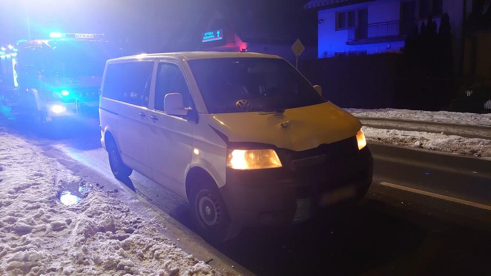 Potrącenie na ul. Szaflarskiej w Nowym Targu (zdjęcia)