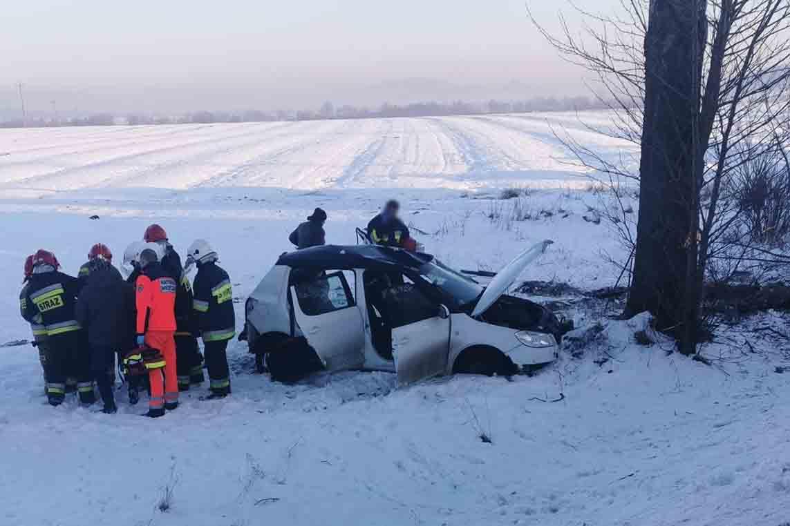 Groźny wypadek w Gronkowie (zdjęcia)