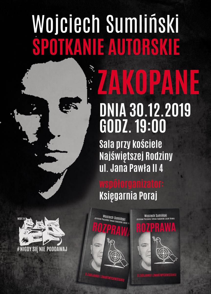 Wojciech Sumliński - spotkanie autorskie z Zakopanem