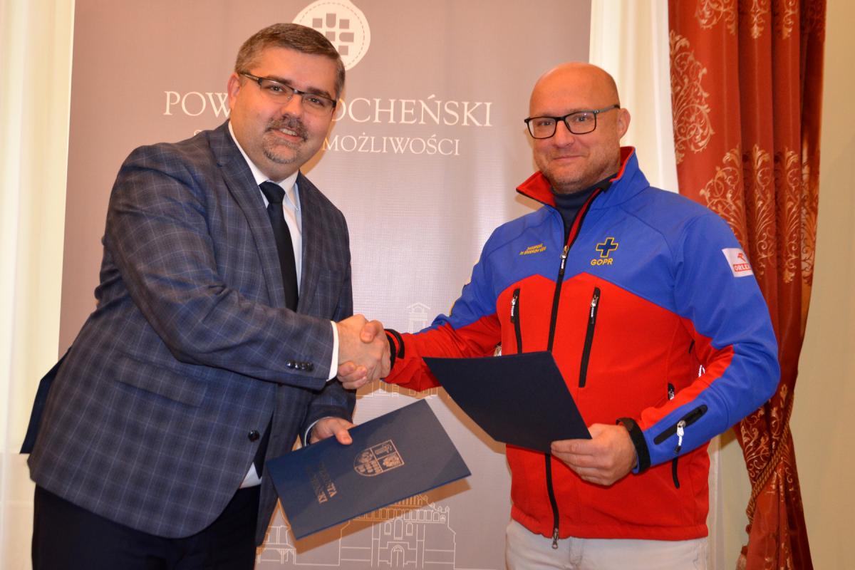 Grupa Podhalańska GOPR z nowym urządzeniem GPS
