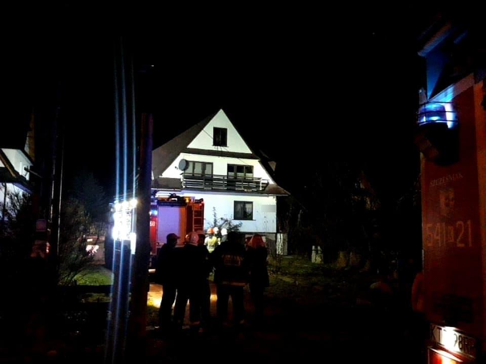 Pożar sadz w Leśnicy (zdjęcia)