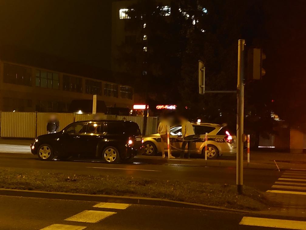 Stłuczka na al.Tysiąclecia w Nowym Targu(zdjęcia)