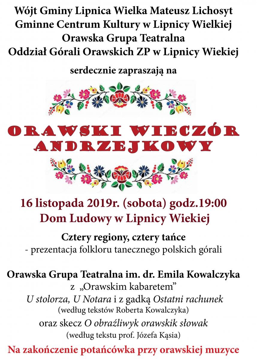 Orawski Wieczór Andrzejkowy