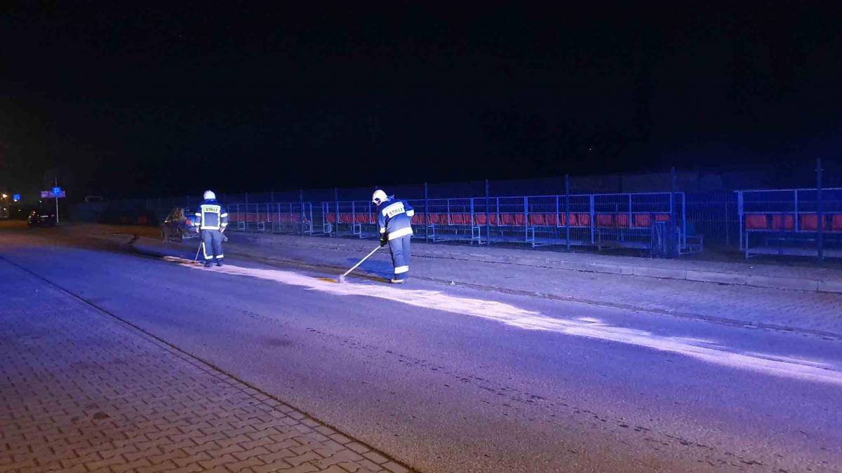 Plama oleju w Szaflarach (zdjęcia)
