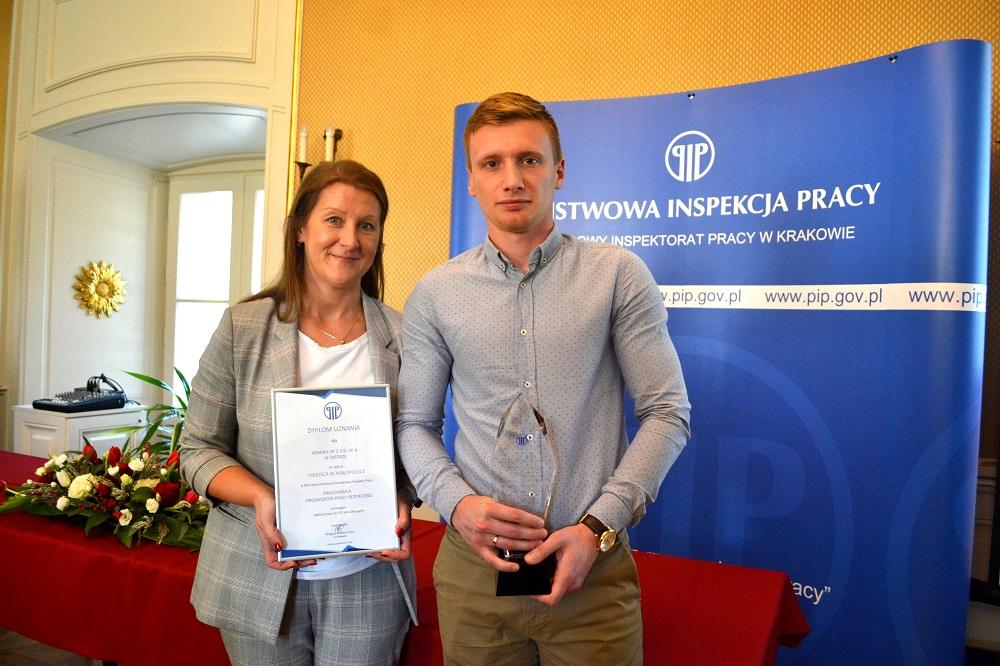 ADAMEX zwycięzcą konkursu „Pracodawca – organizator pracy bezpiecznej”