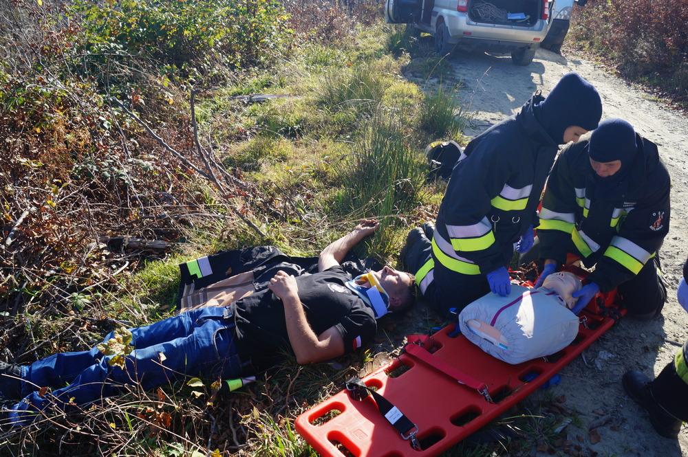 Katastrofa statku powietrznego nad Bielanką ….. to tylko ćwiczenia strażackie (zdjęcia)