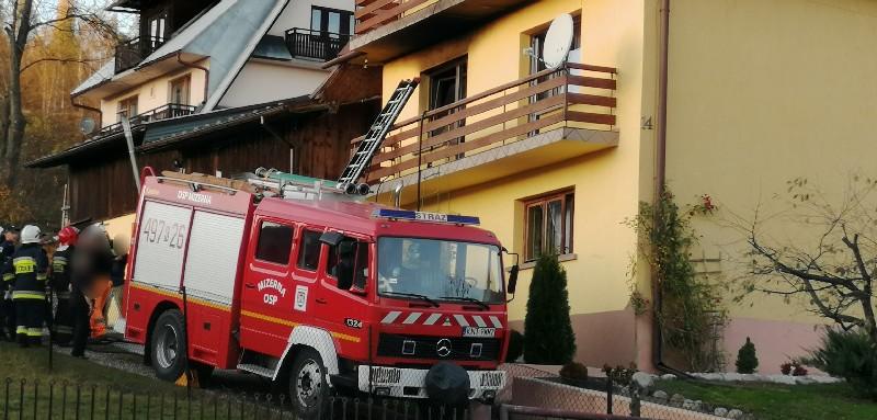 Śmierć 61-letniego mężczyzny w Mizernej (zdjęcia)