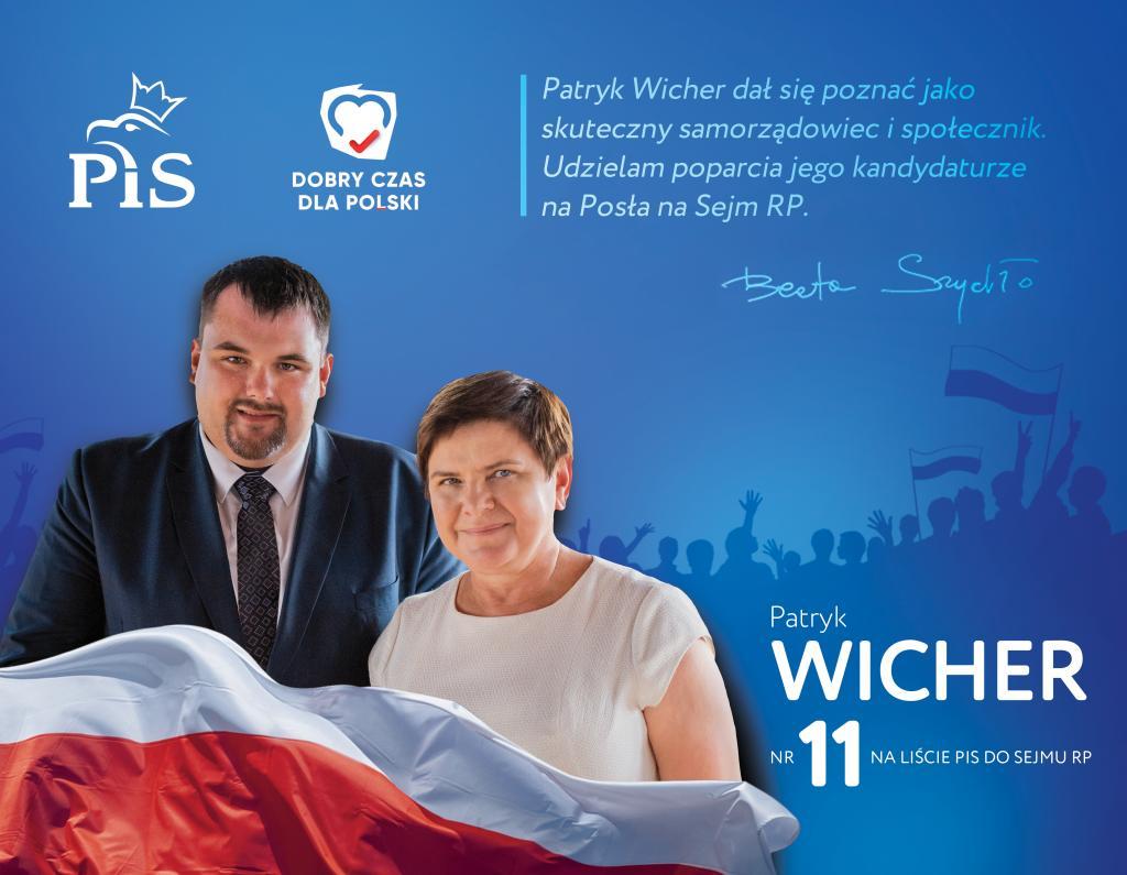 Patryk Wicher: To nie jest tylko moja kampania, a wszystkich mieszkańców