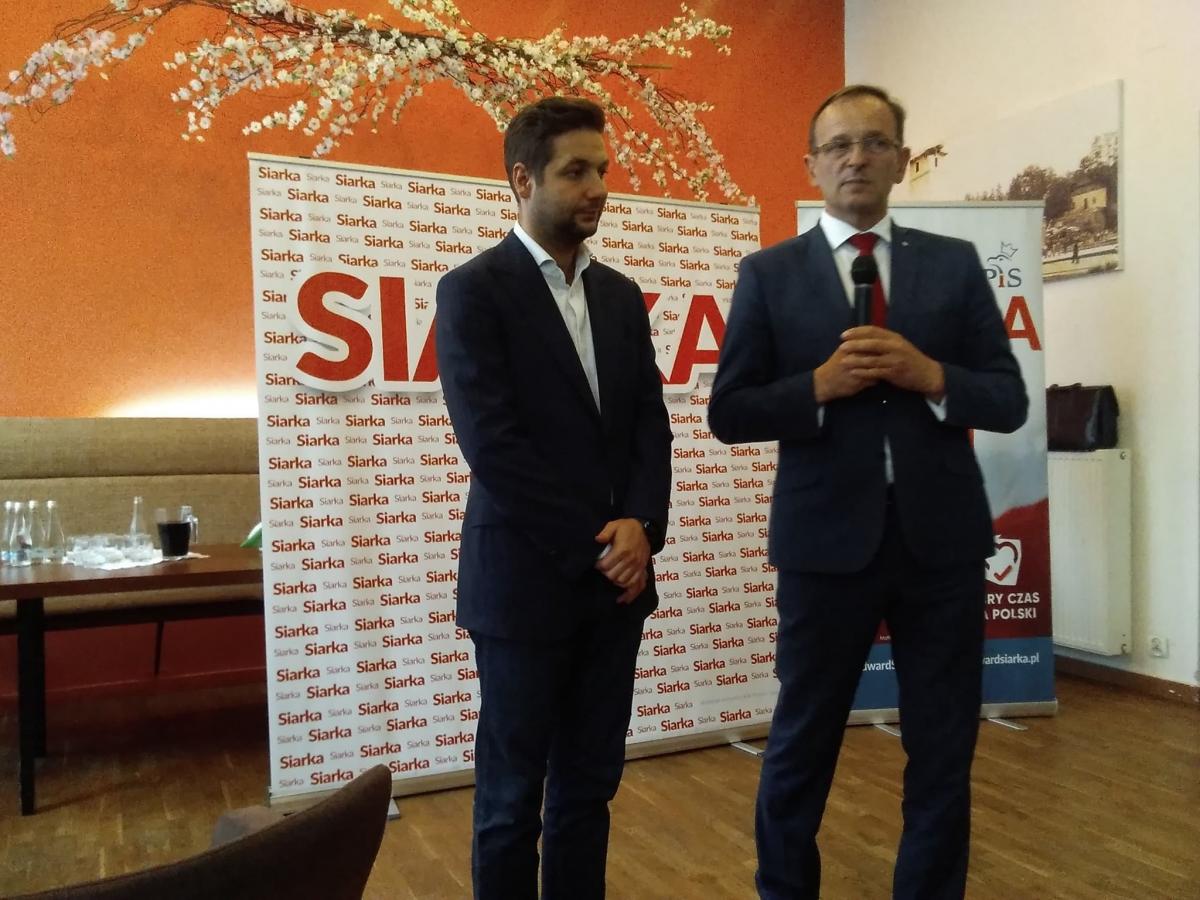 Patryk Jaki i Edward Siarka w Rabce-Zdroju i Nowym Targu (zdjęcia)