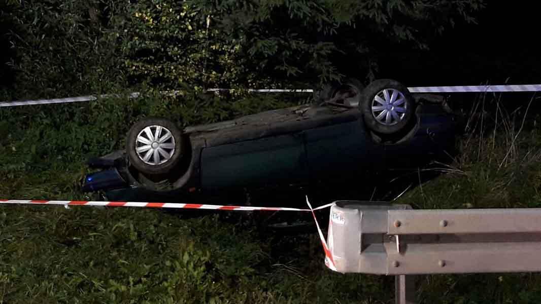 Groźne dachowanie w Białce Tatrzańskiej (zdjęcia)