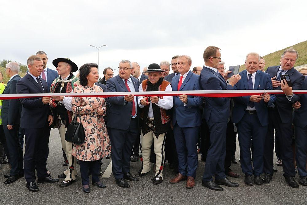 Nowy odcinek zakopianki otwarty (zdjęcia)
