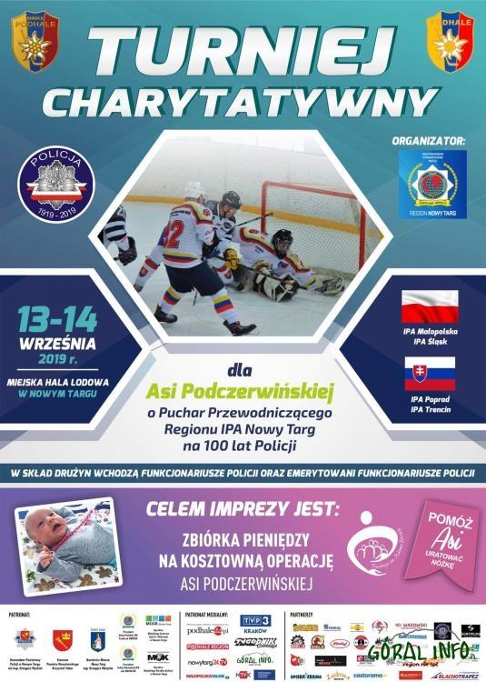 Hokejowy Turniej Charytatywny dla małej Asi