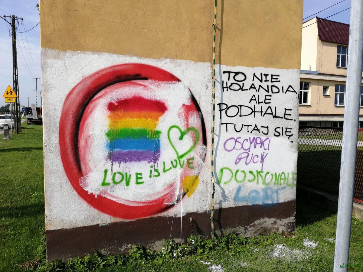 Czarny Dunajec. Zwolennicy LGBT w kontrze do przeciwników