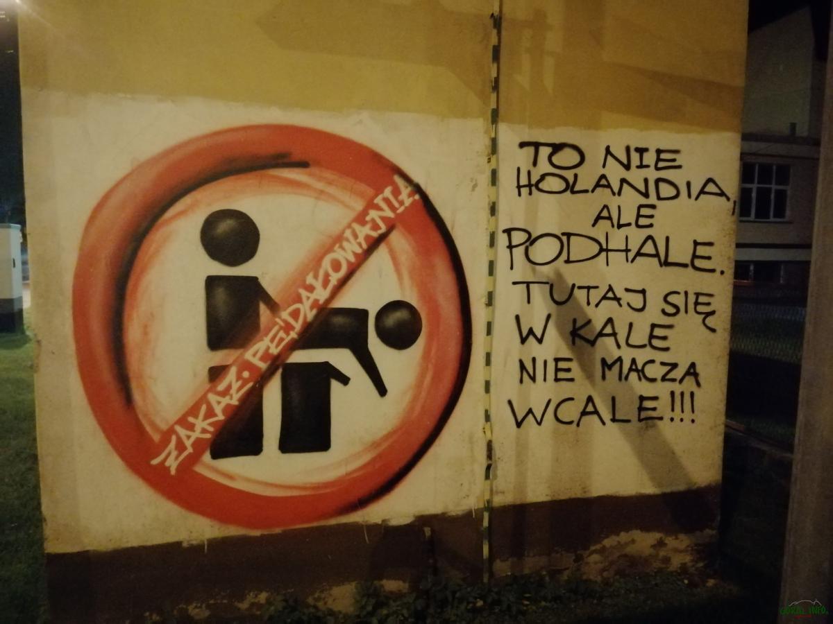 Czarny Dunajec. Przeciwnicy związków homoseksualnych wyrazili swoje zdanie