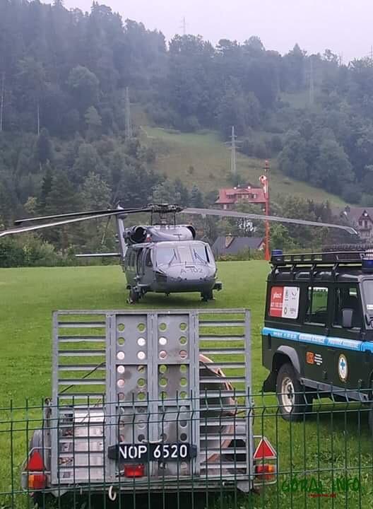 Katastrofa pod Giewontem - Druga doba działań małopolskich policjantów w Zakopanem (zdjęcia)