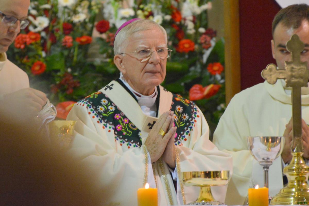Podhalanie murem za swoim pasterzem - wiec poparcia dla abp. Marka Jędraszewskiego
