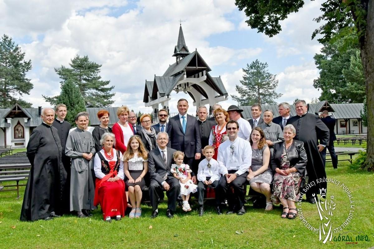 Prezydent Andrzej Duda odwiedził Sanktuarium Maryjne w Ludźmierzu (zdjęcia)