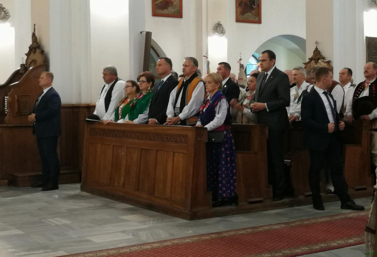 Uroczystości 100 - lecia Związku Podhalan w Polsce rozpoczęte - wśród gości prezydent RP Andrzej Duda