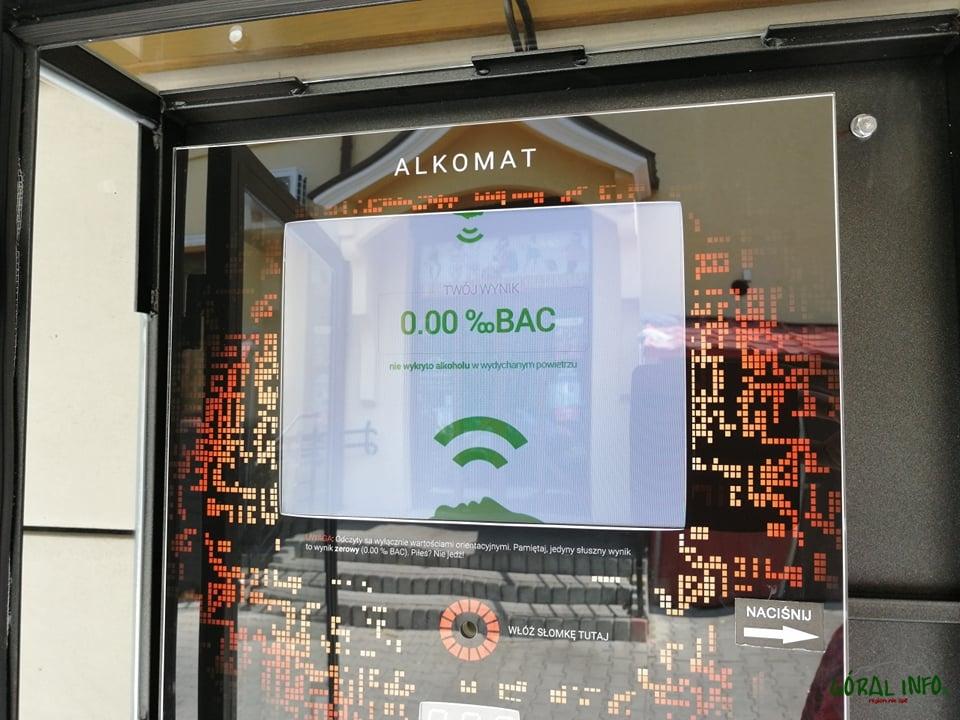 Bezpłatne alkomaty w Czarnym Dunajcu i Piekielniku (zdjęcia)