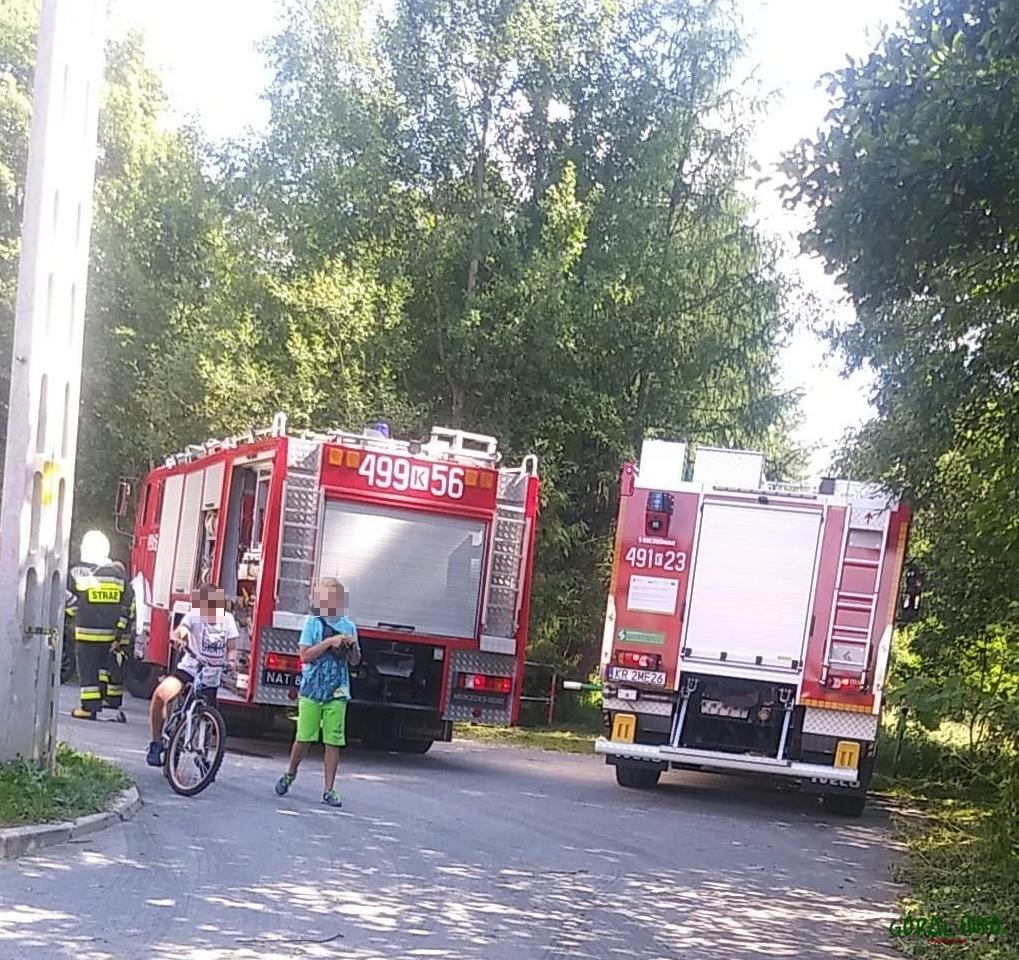 Pożar domu mieszkalnego na oś. Bór w Nowym Targu (zdjęcia)