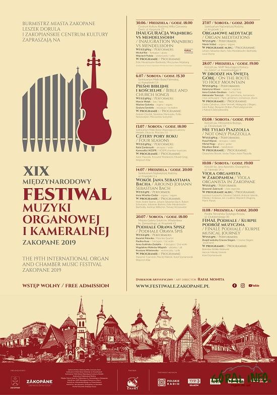 Weekend z muzyką organową w zakopiańskich kościołach
