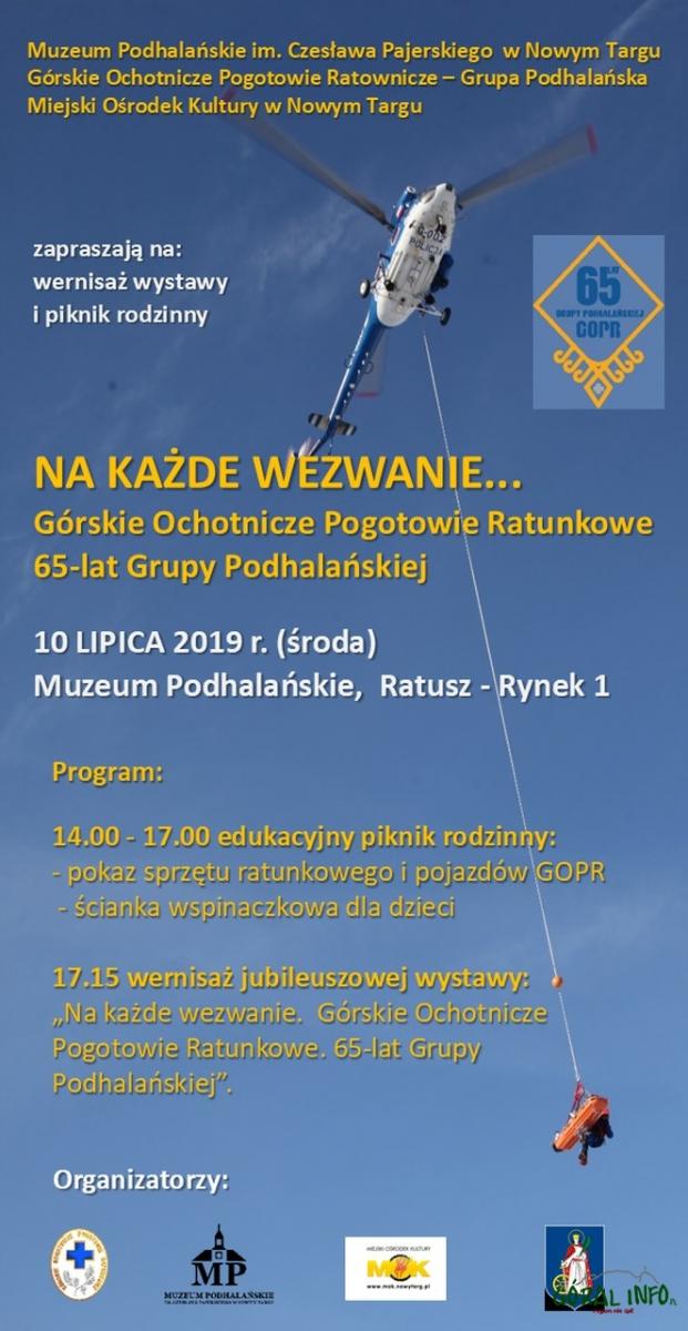 NA KAŻDE WEZWANIE... Górskie Ochotnicze Pogotowie Ratunkowe