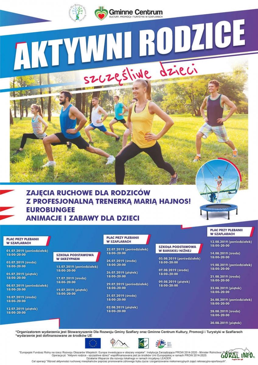 Aktywni rodzice szczęśliwe dzieci