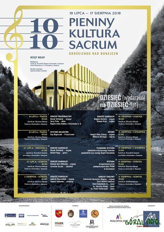 10 na 10 – Jubileuszowy Festiwal Pieniny-Kultura-Sacrum w Krościenku n. Dunajcem