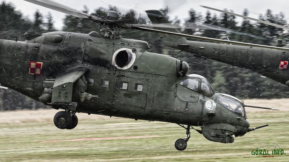 Latające czołgi Mi-24 Hind to kolejna atrakcja XI Nowotarskiego Pikniku Lotniczego