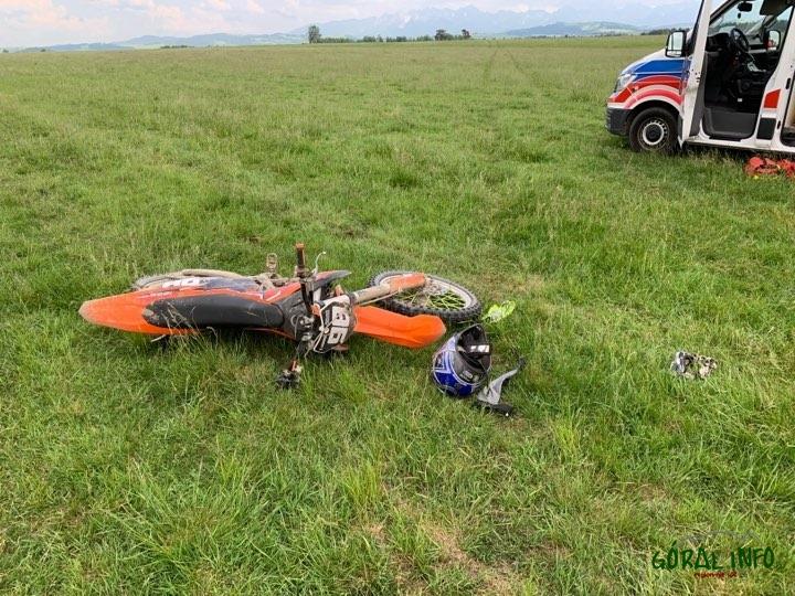Śmiertelny wypadek na lotnisku w Nowym Targu (zdjęcia)