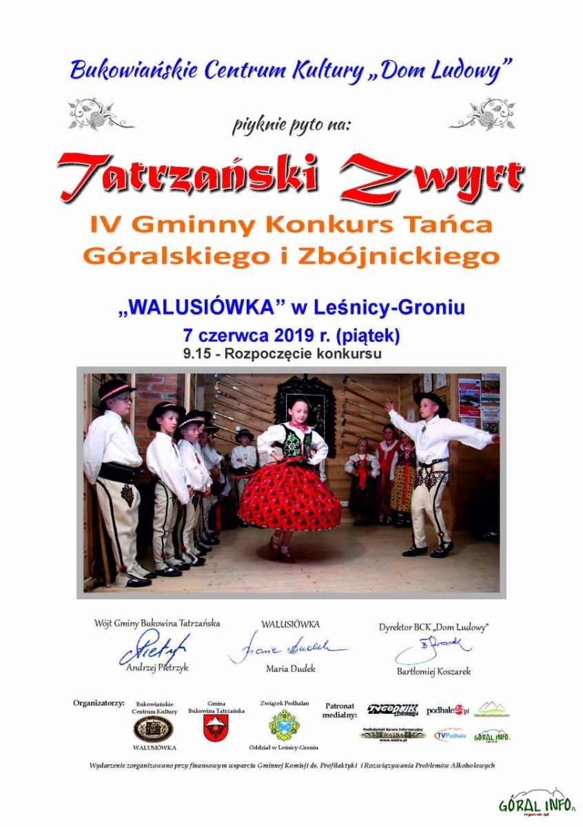 IV Gminny Konkurs Tańca Góralskiego i Zbójnickiego