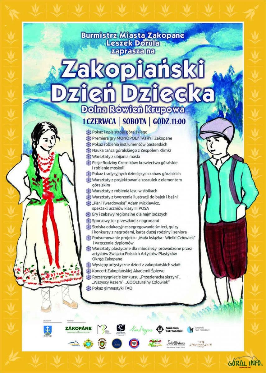 Zakopiański Dzień Dziecka 2019. Lekcja folkloru, tradycji i historii