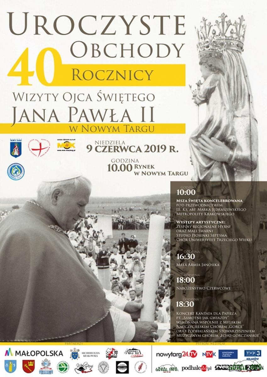 Obchody jubileuszu 40. Rocznicy Wizyty Ojca św. Jana Pawła II w Stolicy Podhala