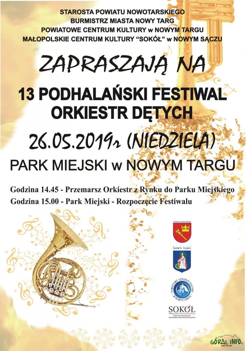 13. Podhalański Festiwal Orkiestr Dętych