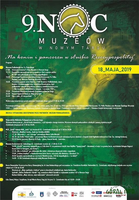 9. Noc Muzeów w Nowym Targu 18 maja
