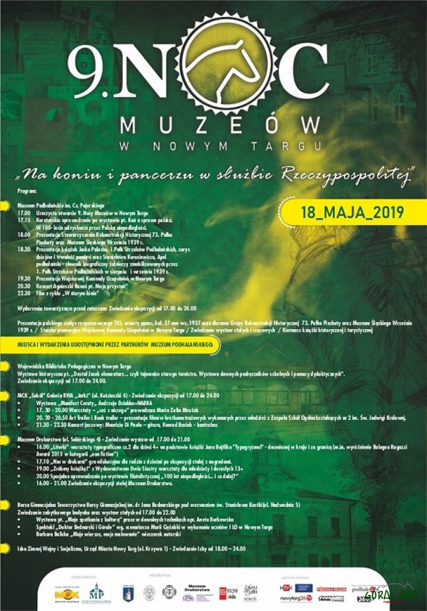 9. Noc Muzeów w Nowym Targu pod hasłem „Na koniu i pancerzu w służbie Rzeczypospolitej”