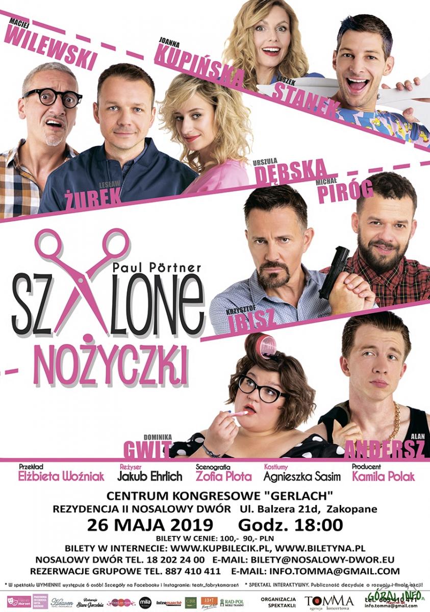 Spektakl „SZALONE NOŻYCZKI” również w Zakopanem
