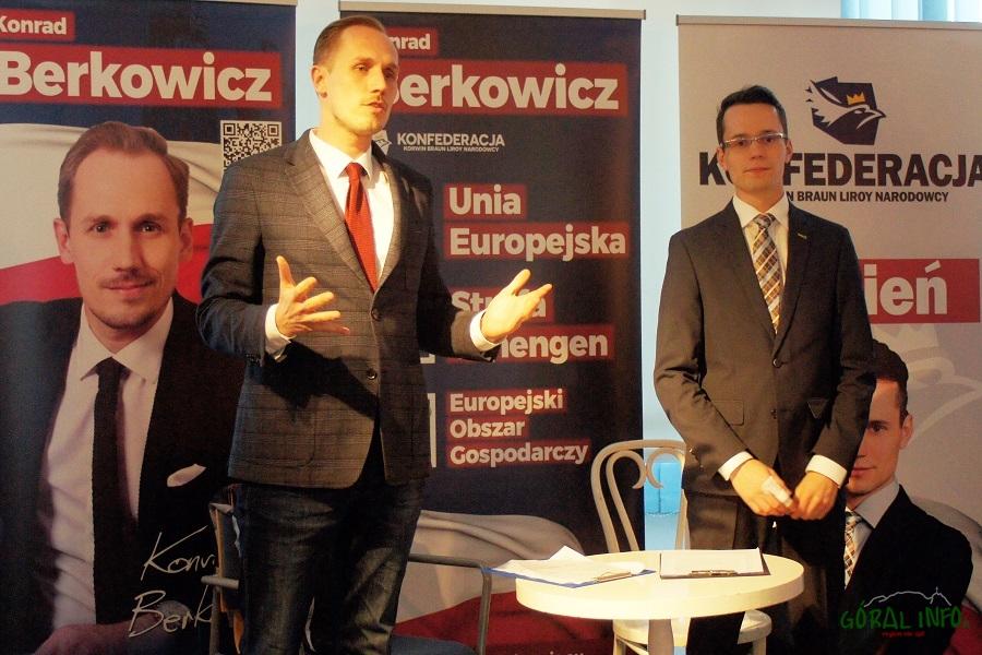 Spotkanie Konrada Berkowicza i Andrzeja Skupnia z wyborcami