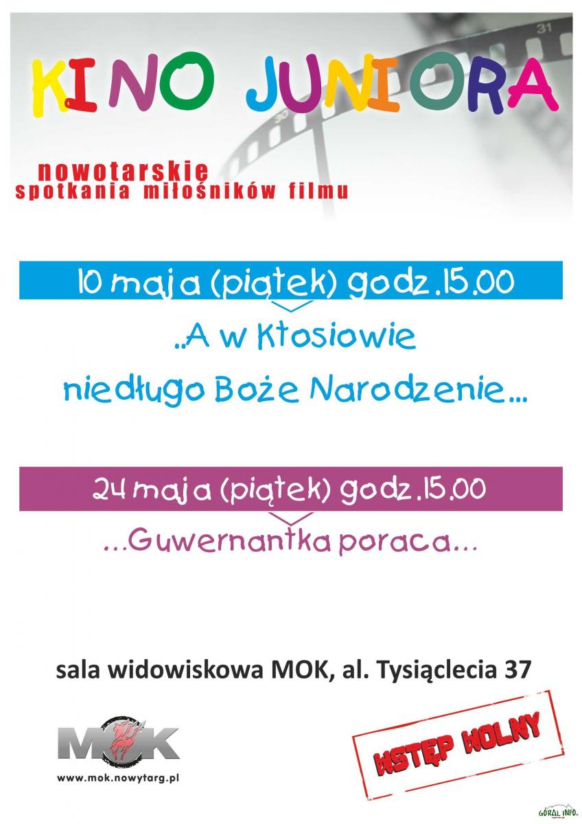 Kino Juniora w maju
