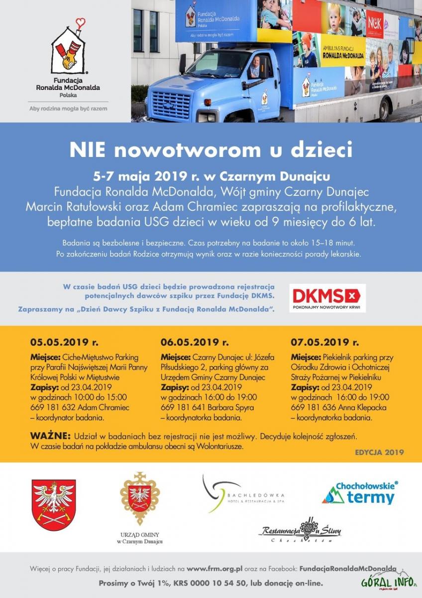 „Nie nowotworom u dzieci” w Czarnym Dunajcu