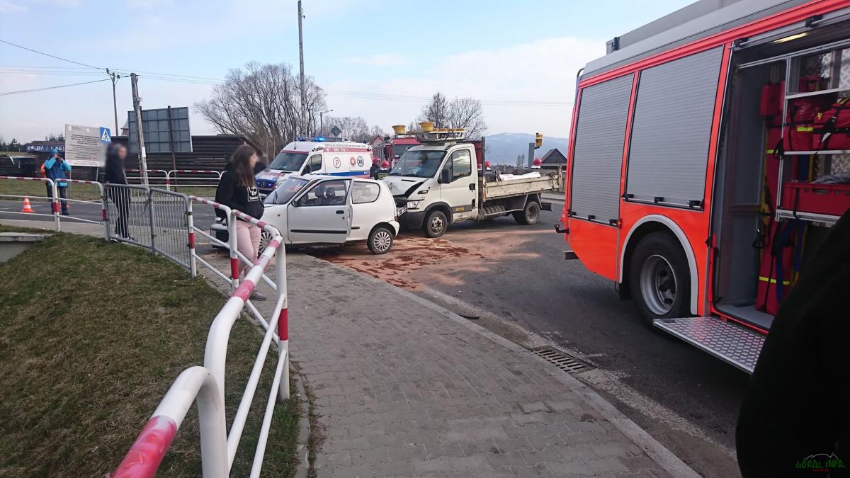 Wypadek w Gronkowie (zdjęcia)