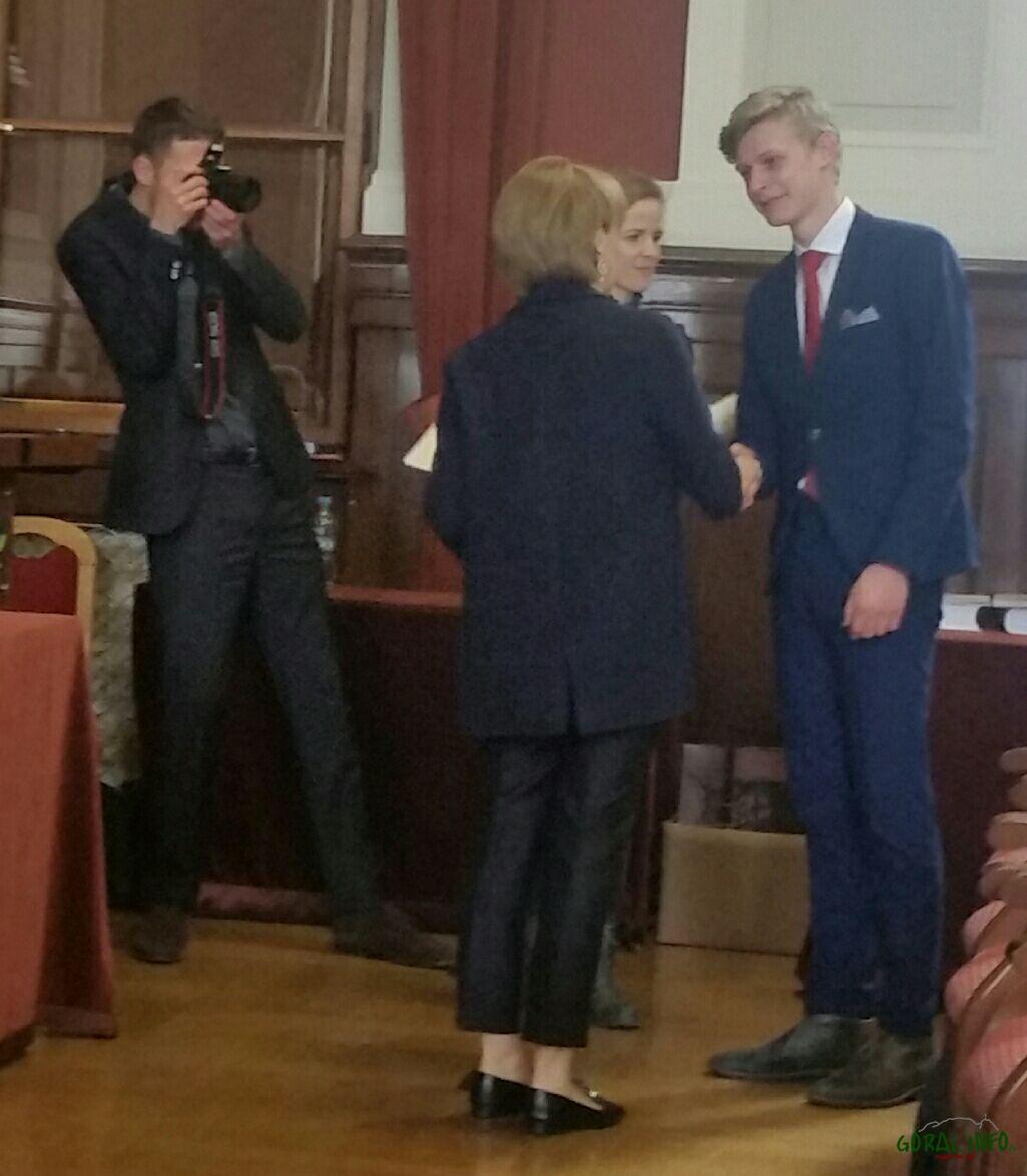 Mario Haas z Goszczyńskiego Finalistą 42. Olimpiady Języka Niemieckiego