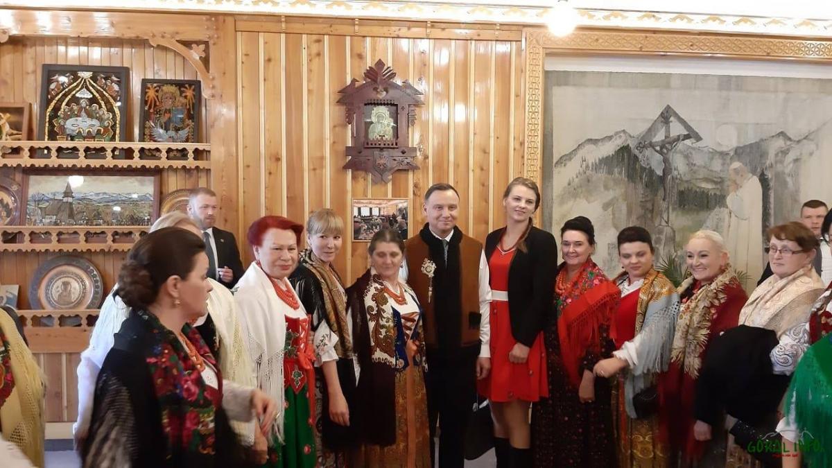 Prezydent Andrzej Duda z wizytą u górali (zdjęcia)