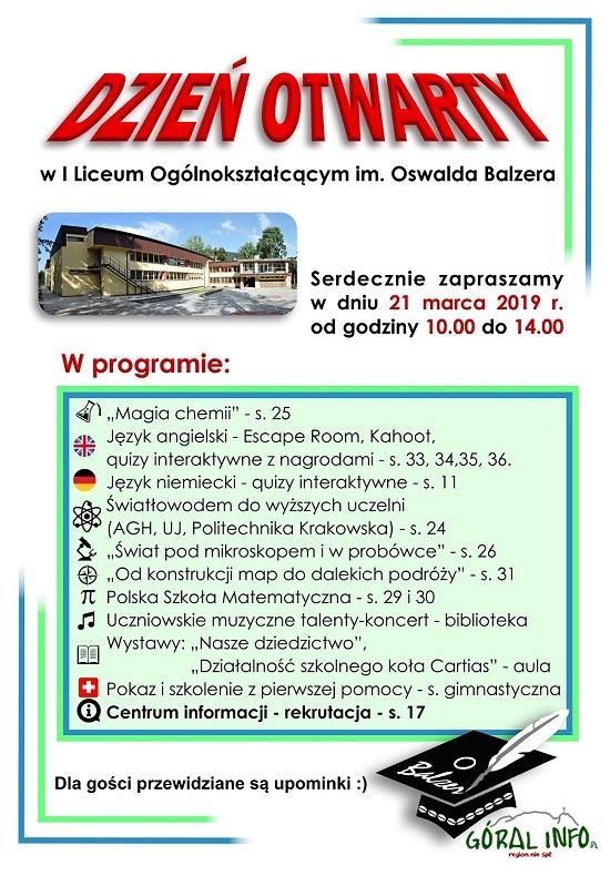 Dzień Otwarty w I LO w Zakopanem