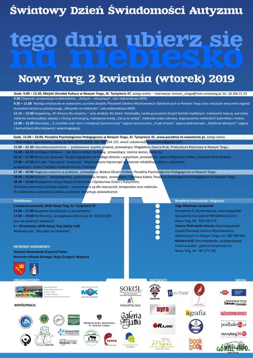 Światowy Dzień Świadomości Autyzmu 2019