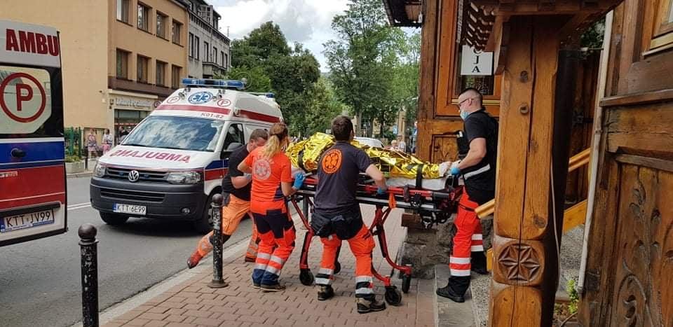 Wypadek w restauracji (zdjęcia)